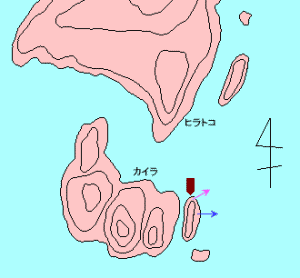 カイラ、カイラのハナレの地図
